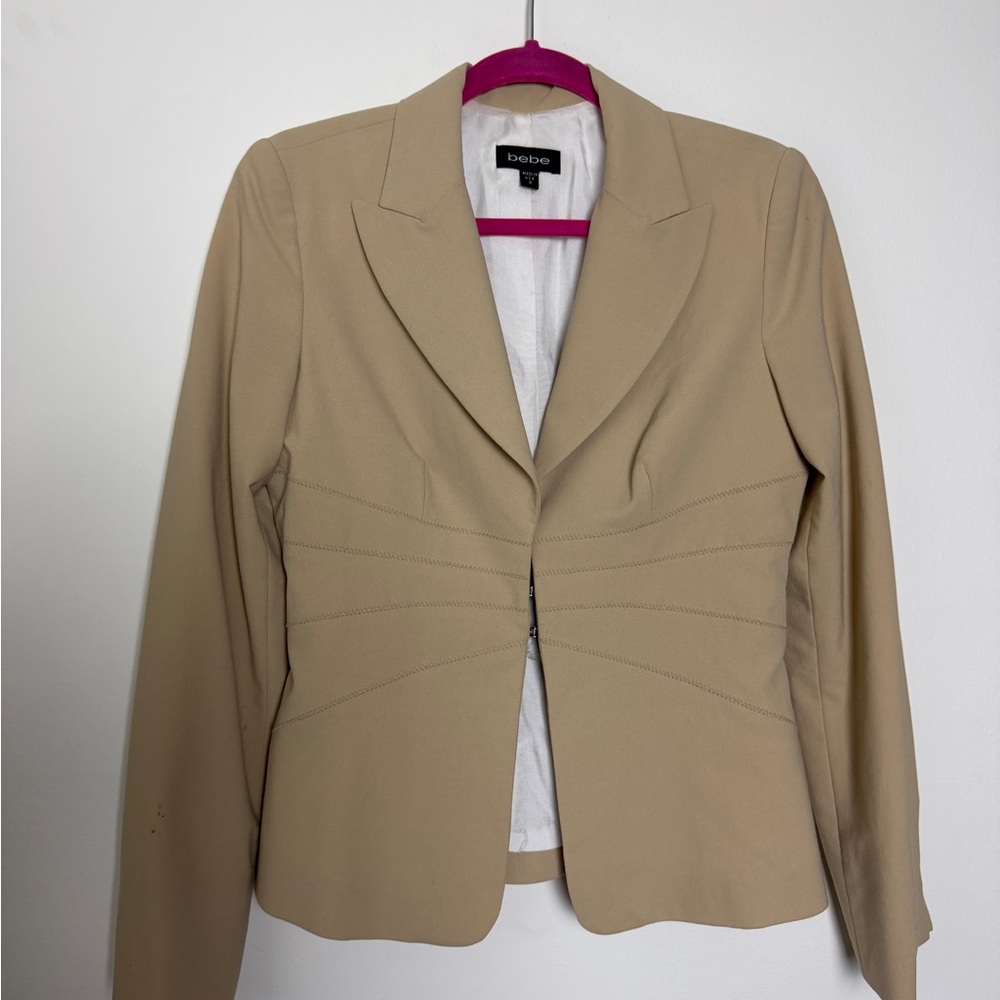 Bebe Vintage Tan Blazer